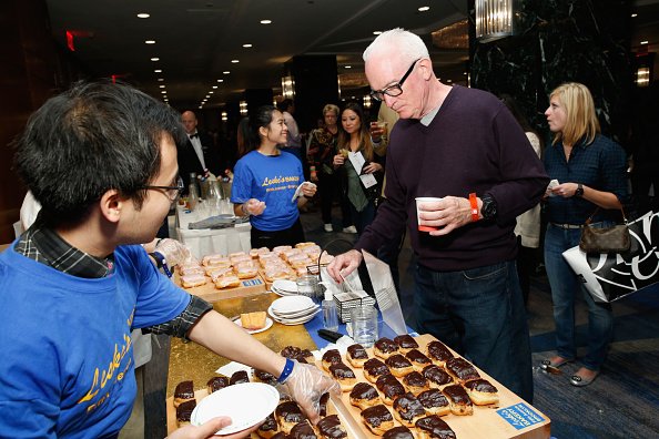 NEW YORK, NY - OCTOBER 18:  Guests with Leskes Bakery at CHOPPED! Best Bloody Mary Brunch Perfected By ABSOLUT during the Food Network New York City Wine & Food Festival Presented By FOOD & WINE at New York Hilton  Grand Ballroom on October 18, 2014 in New York City.  (Photo by Cindy Ord/Getty Images for NYCWFF)